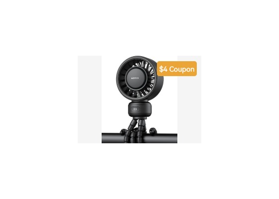 Warmco clip-on stroller fan